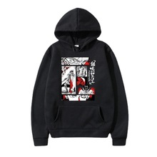 2022新款 锖喰漫画分格印花 套头连帽衫加绒男女外套卫衣hoodie