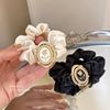 Paris past ~ French Ins simple satin large intestine hair ring rose hair rope temperament versatile ball headwear