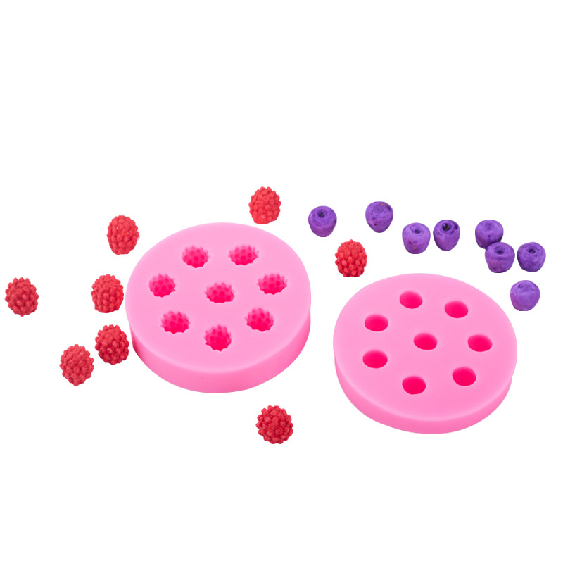 Simulación tridimensional fruta molde de silicona traje Fondant chocolate ritmo seco decoración de la torta Accesorios