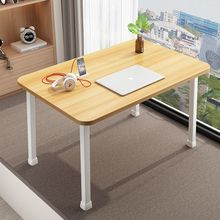 加高床上折叠小桌子学生宿舍学习桌电脑桌简易置物架家用桌可吃饭
