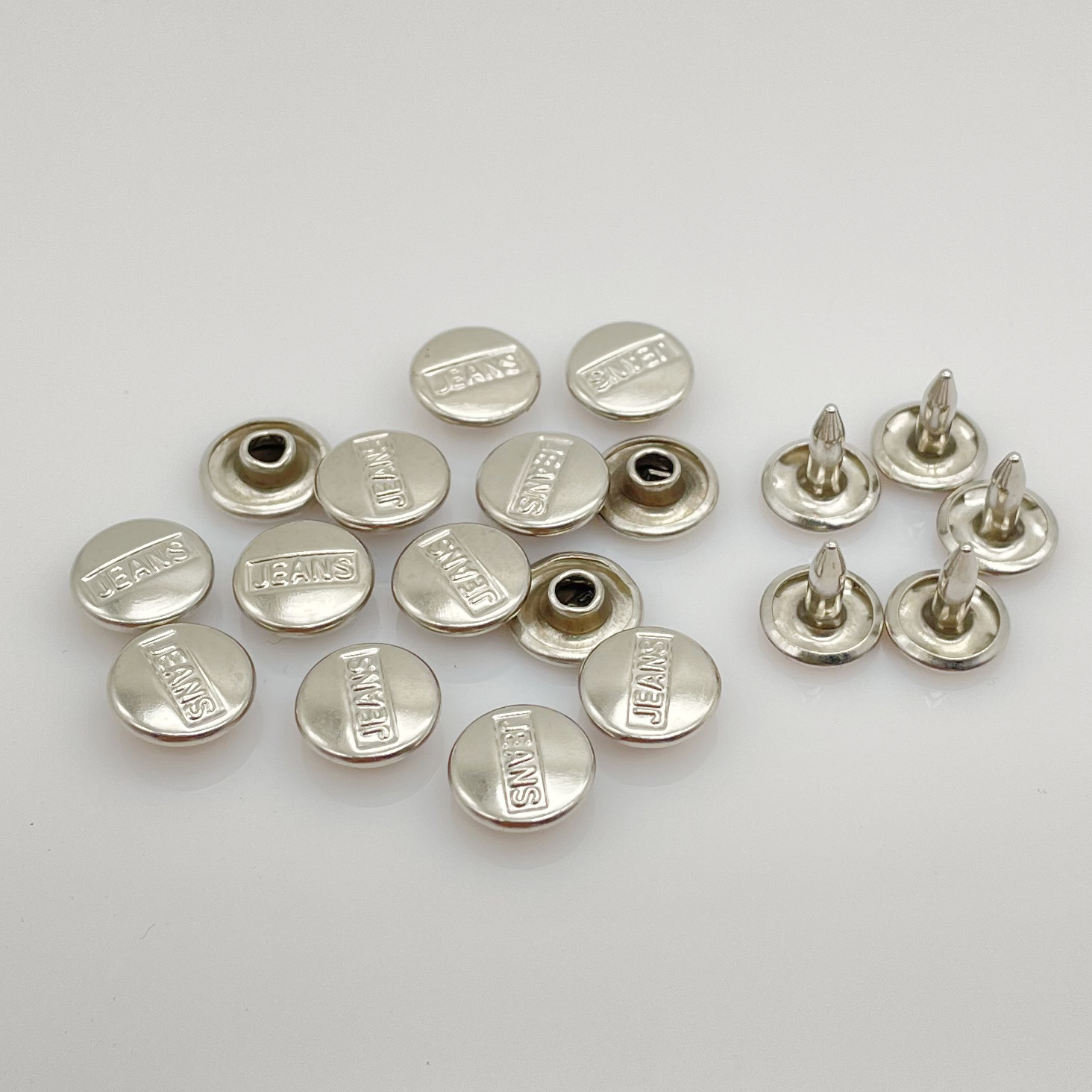 金属平面撞钉 牛仔英文钉 玫瑰金撞钉 9.5mm 12mm平面撞钉 免打孔-阿里巴巴