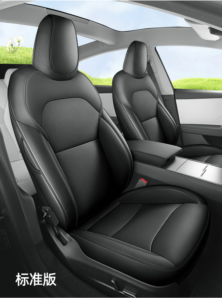 25 New Tesla Model Y Special Car Models with Five-Seater Full Leather Seat Cushions and All-Season Full-Cover Seat Covers