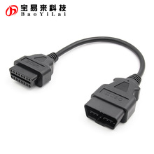 ���|�� OBD 16PIN �M� 30cm ���L�� 16о�A�� 26awg��̖ �����