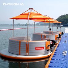 爆款電動燒烤船 觀光船 水上BBQ 休閑釣魚游樂船 景區旅游設備水