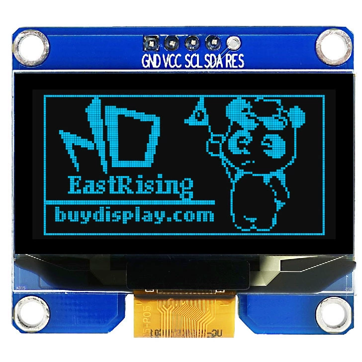 Синий 1.5inch Модуль OLED-дисплея 128x64 с точечной матрицей I2C, последовательный порт, подходящий для Arduino и форм для дерева, пирога
