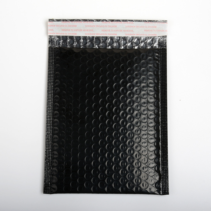 Bolsa de burbuja de película coextruida negra bolsa de embalaje bolsa de espuma bolsa de envoltura de burbuja a prueba de golpes impermeable bolsa de ropa