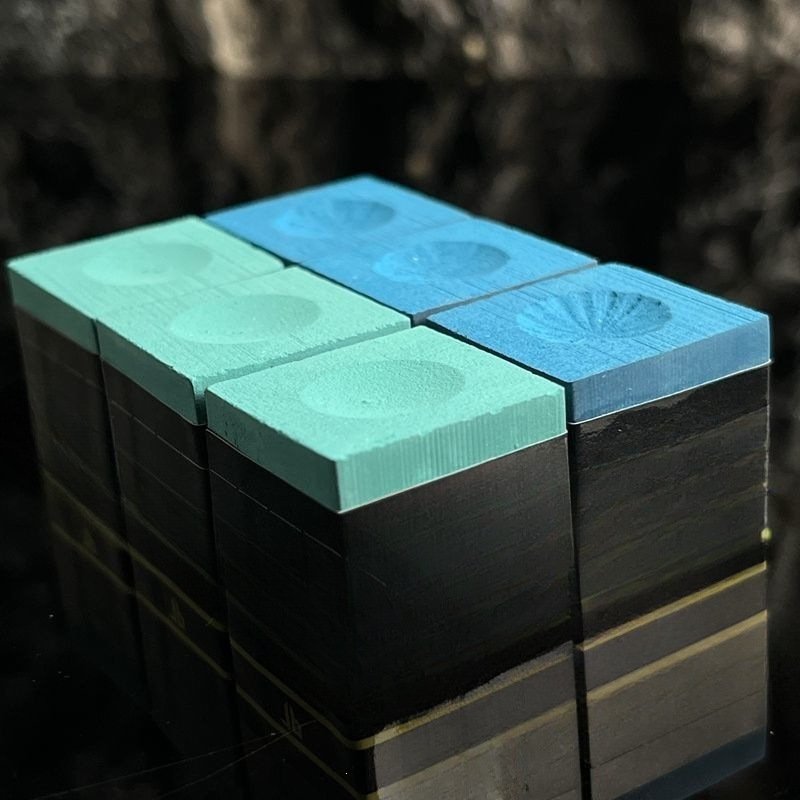 Cross-border chocolate powder TP flat replacement professional snooker oily gun powder Chinese style chocolate powder oily neutral cue powder