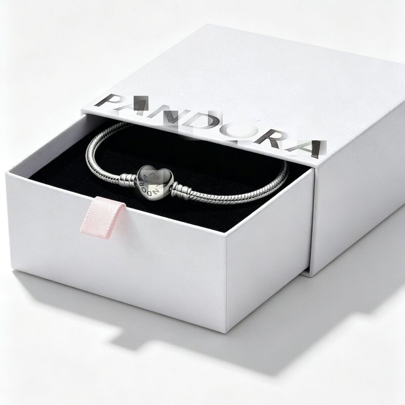 Panjia Dora Original Heart Chain Clasp Plated 925 Silver Plain Chain DIY Beaded Engraved Couple Snake Bone Bracelet for Women Panjia Dora Original Heart Chain Clasp Plated 925 Silver Plain Chain DIY Beaded Engraved Couple Snake Bone Bracelet for Women