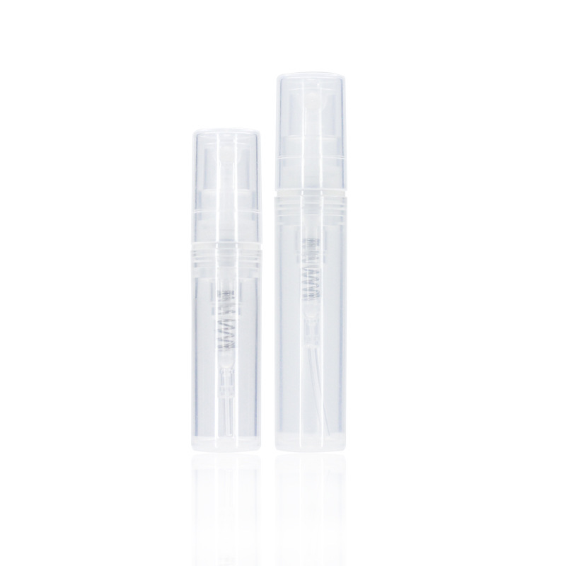 2ml 3ml 5ml bayoneta plástico muestra botella de spray 20ml tarjeta botella de perfume