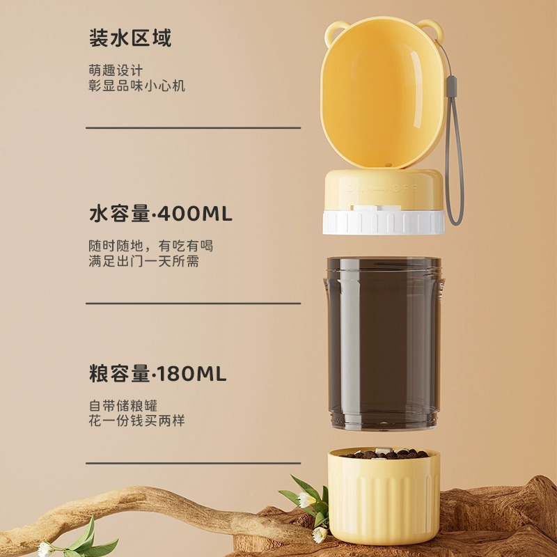 Nueva taza de agua de salida para perros, bebedor de agua portátil, hervidor de agua para perros, taza de paseo para mascotas, agua potable al aire libre, alimentación al aire libre