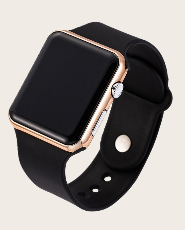 Fabricantes de moda al por mayor cuadrado LED digital relojes electrónicos estudiantes adultos pareja gafas de sol tendencia relojes electrónicos