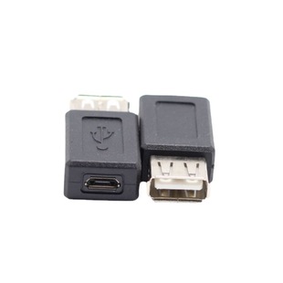 USB computer neutral micro female to USB female injection molding OTG adapter female to female USB female to micro