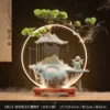 [40雨帘流水灯圈摆件（自在小僧）]
