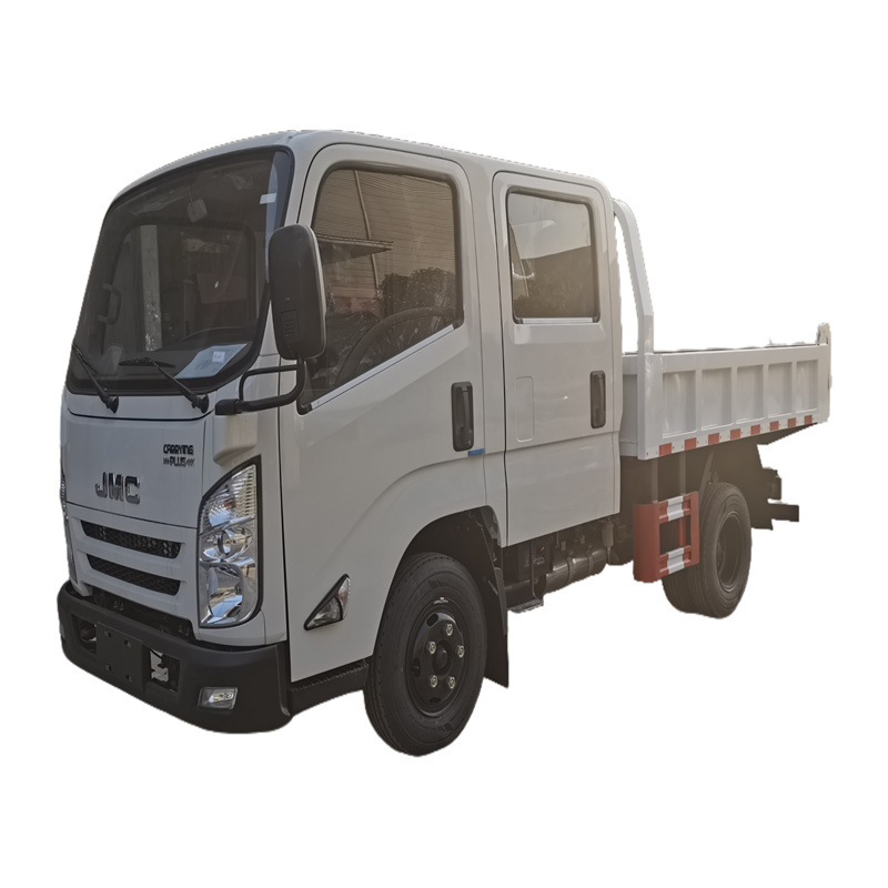 Export Angola Double Row Truck 2 Tons Dump Truck Jiangling Dump Truck Factory Direct Sales Agent Customs Clearance