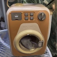 洗袜子的小洗衣机真可转动能加水洗衣机过家家玩具女孩迷你滚筒
