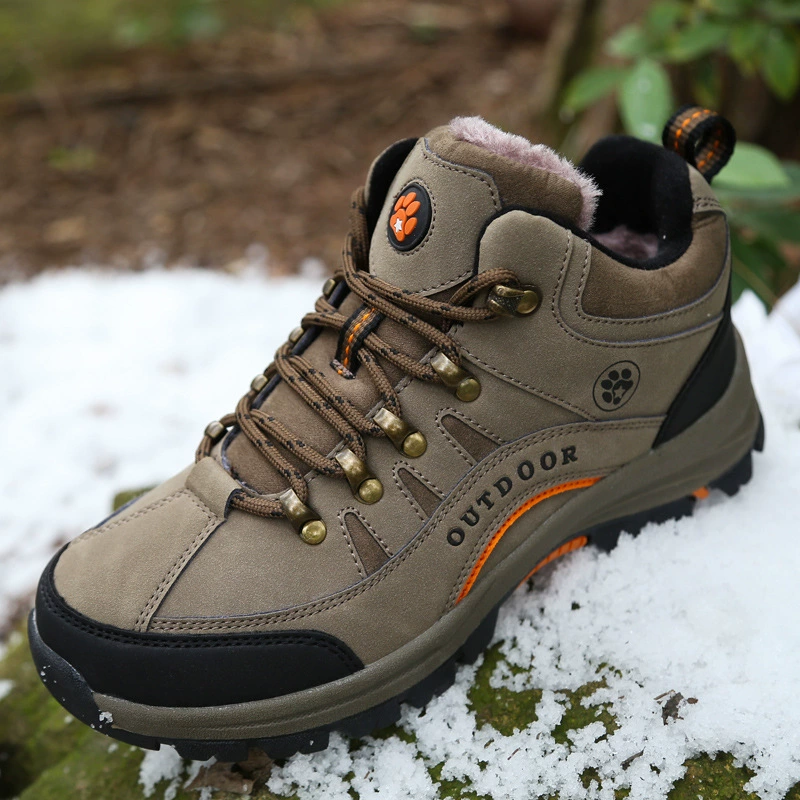 Non-slip winter fleece keep warm boots, sports shoes for leisure, footwear, for middle age
