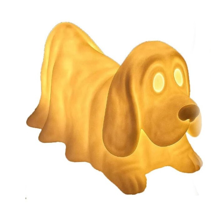 Dachshund Ghost Lamp腊肠犬鬼魂灯摆件树脂工艺品发光鬼狗|undefined