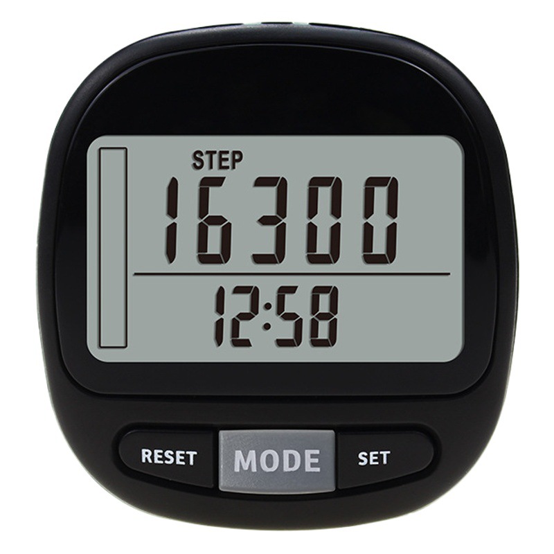 Factory Direct Sales Pedometer with 7-Day Memory, Calorie Distance, Exercise Time, Goal Monitoring, Lcd Large Screen Pedometer
