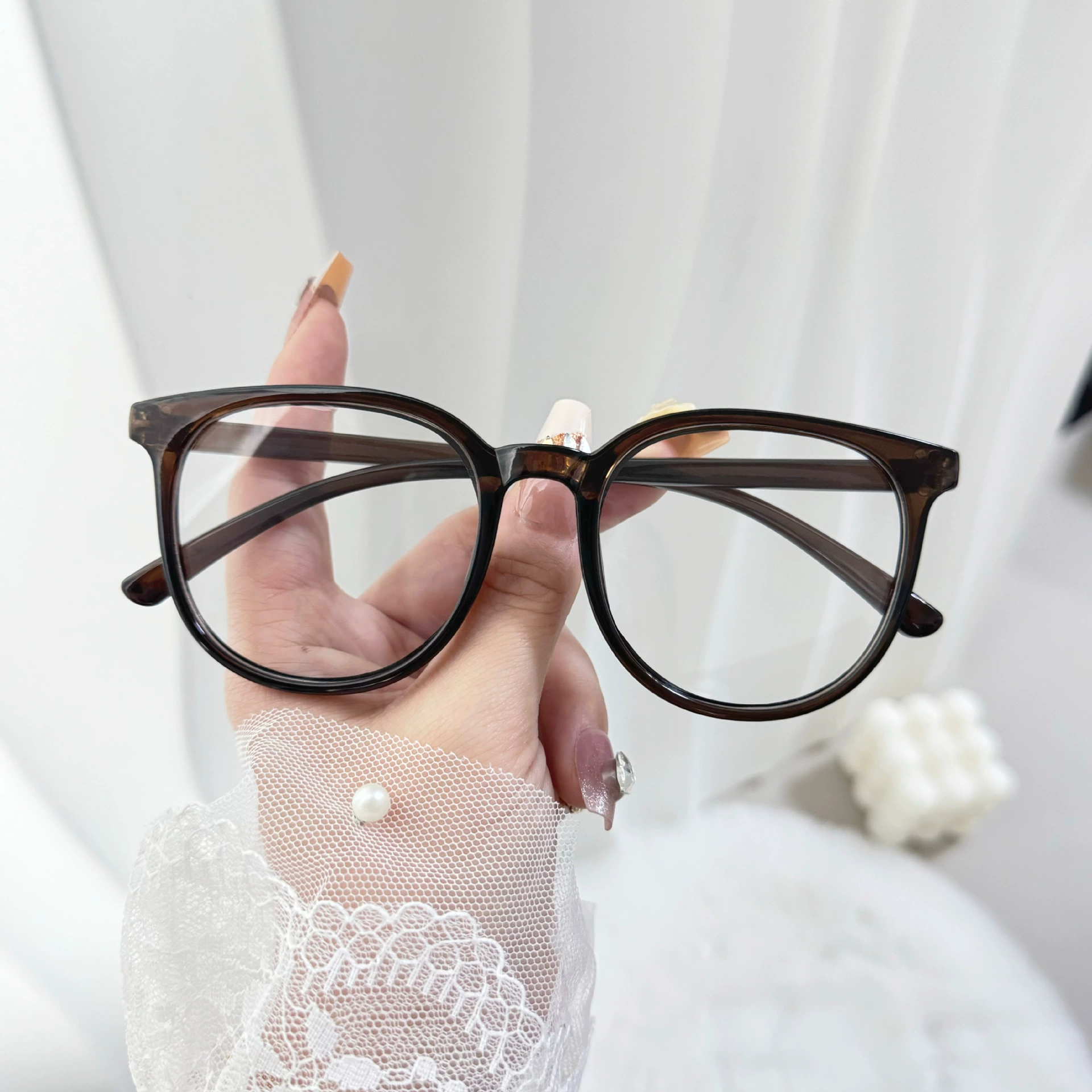 Blue-light blocking glasses (Suyan) student frame, anti-blue-ray & myopia options, multi colors