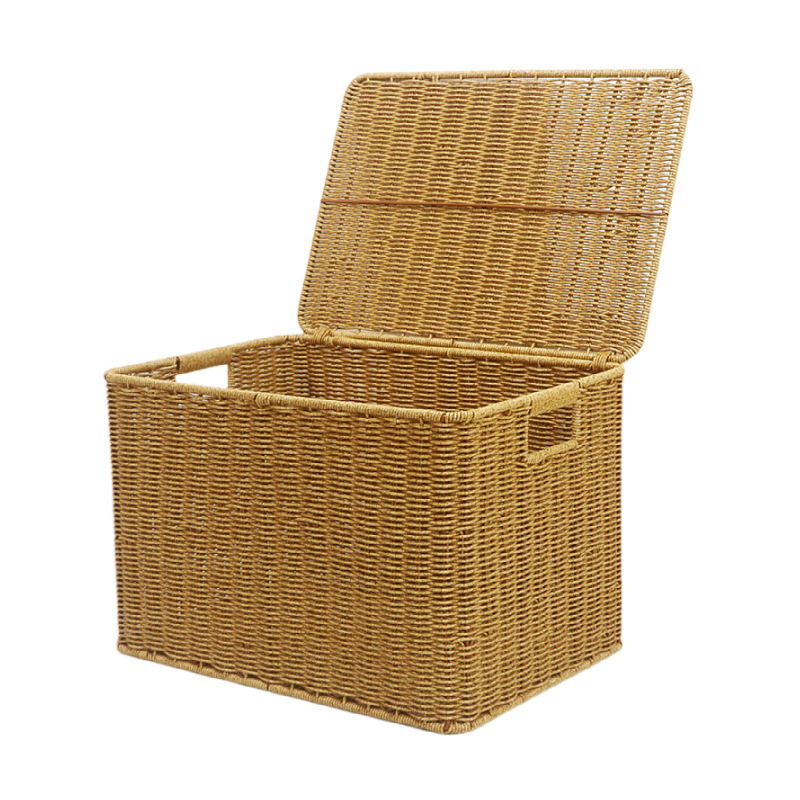 Large Capacity Desktop Storage Basket For Home Office Organisation_voghion.com
