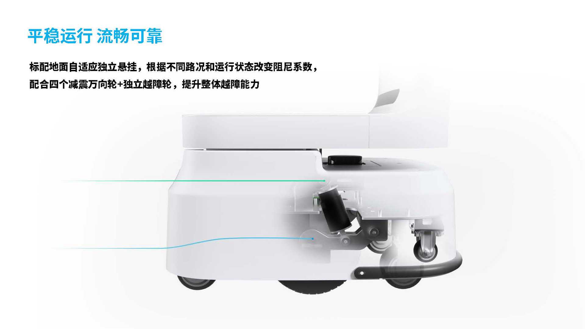 The new type of food delivery robot features intelligent ordering, hotel commercial services, front desk hall navigation, welcoming, reception and publicity undefined