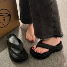 �羳�����ЬŮ�ļ��¿�EVA�߸�6cm�⴩ɳ���Aֺ��Ь��ʺ�з�����