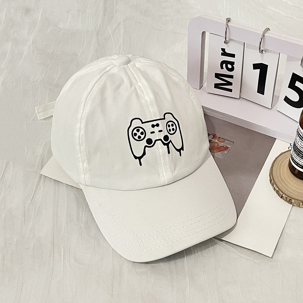 Unisex Casual ins Alle mode softtop gamepad gedruckt baseball kappe sport schatten_voghion.com