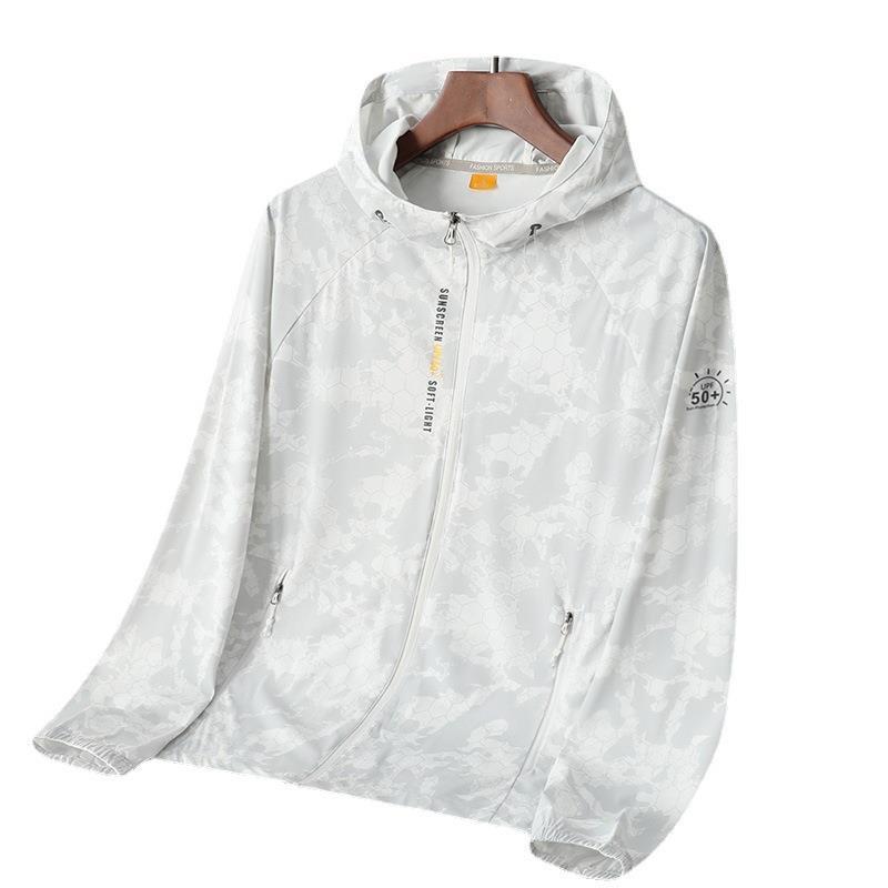 Sun Protection Clothing for Men, Ultra-Thin Breathable Outdoor Fishing Sun Protection Clothing for Women, Lightweight Ice Silk Sun Protection Clothing, Summer Couple Jackets