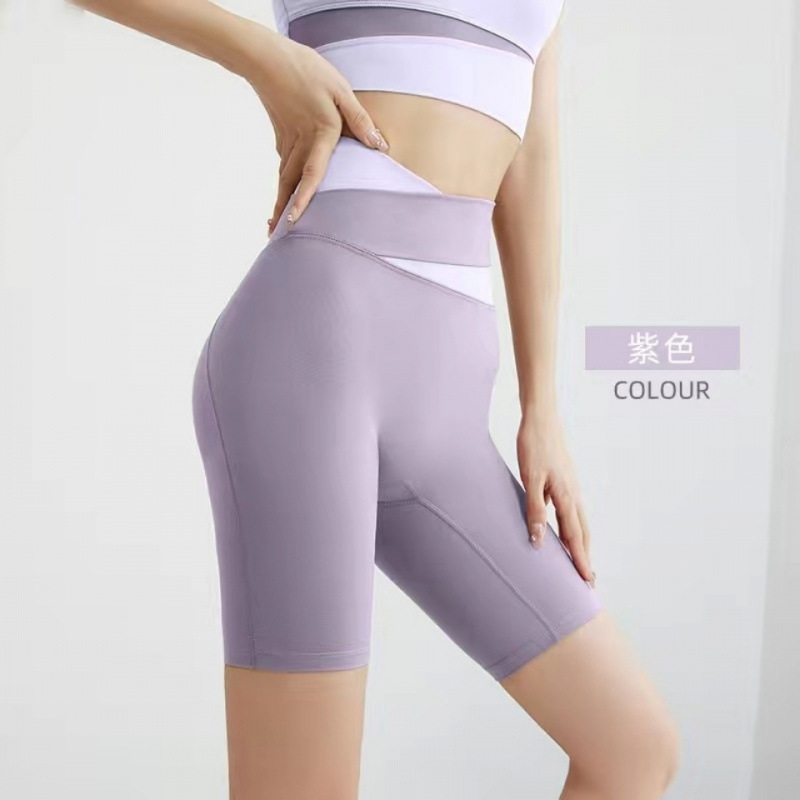 Nuevo juego de ropa de yoga de color de contraste para mujeres de verano red profesional para correr ropa de yoga de mujer rápida y seca con cojín de pecho