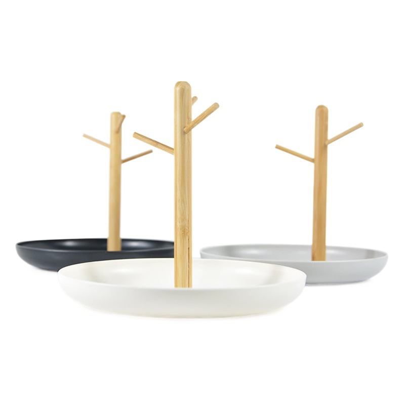 Nórdico rama bandeja sala de estar llave de entrada rack misceláneas escritorio cosméticos bandeja de almacenamiento portátil merienda fruta bandeja