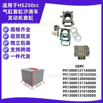 Cross-Border Applicable to Huansong Hisun 250Cc Cylinder Atv Engine Cylinder Block Kit