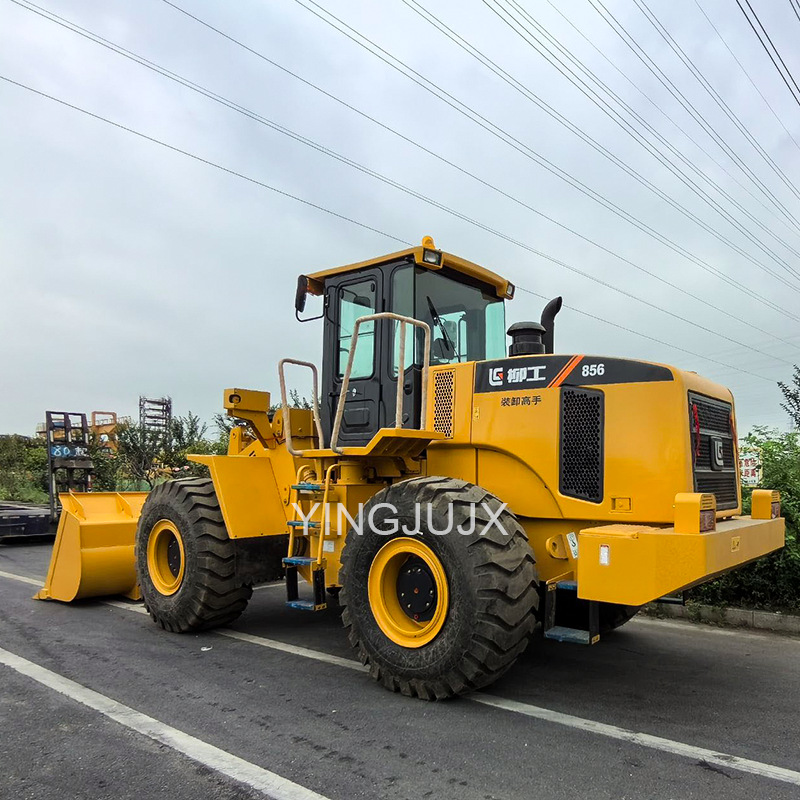 Liugong 856 cargador piloto de 5 tonnes de camión de tracción en las cuatro ruedas de alta eficiencia, fuerte y duradero cargador de pala image 4