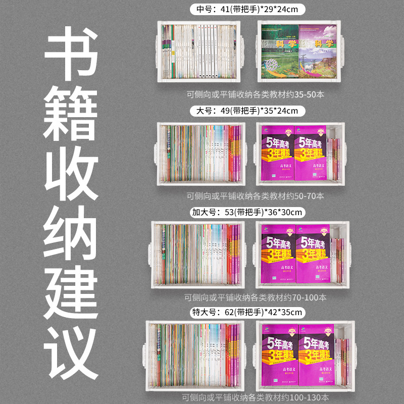 ブックボックス透明収納ボックス 3 ドアブックボックス学生寮教室ブックオーガナイザーボックス車輪付き折りたたみブックボックス