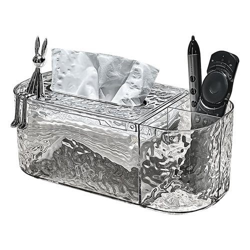 Light luxury style decorative living room tissue box bedroom creative simple tissue box high-end wall-mounted bathroom storage box