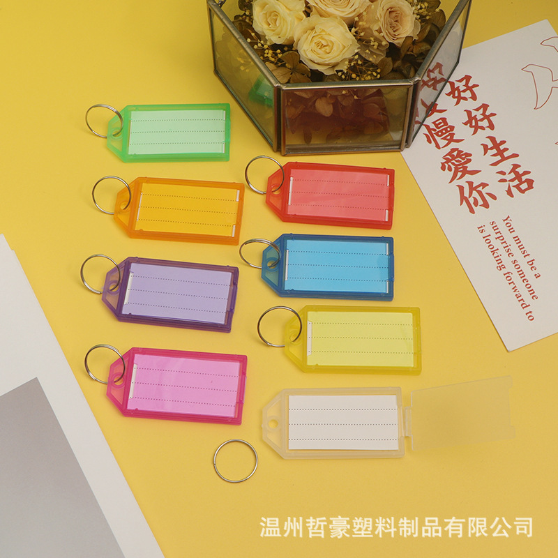 Tarjeta de llave, número de matrícula, agencia inmobiliaria, marca de suministros, etiqueta de alquiler, caja de llaves de almacenamiento, llavero de vivienda de plástico