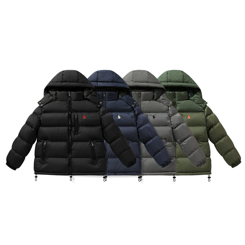 2605# Children's Autumn and Winter Warm Thick Casual Puffer Jacket Cotton-padded Jacket
