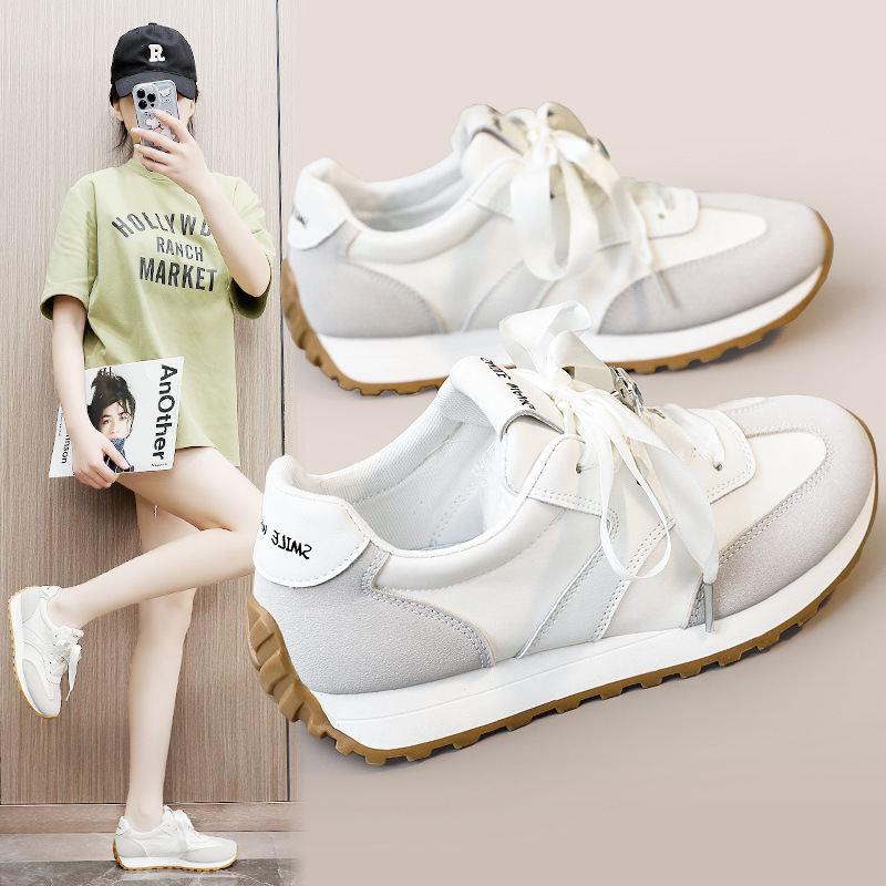 Jcf201 Nuove Nuove Scarpe da Ginnastica Bianche Traspiranti Primavera Estate Sportive Casual da Donna con Suola Spessa e Aumento di Altezza_voghion.com