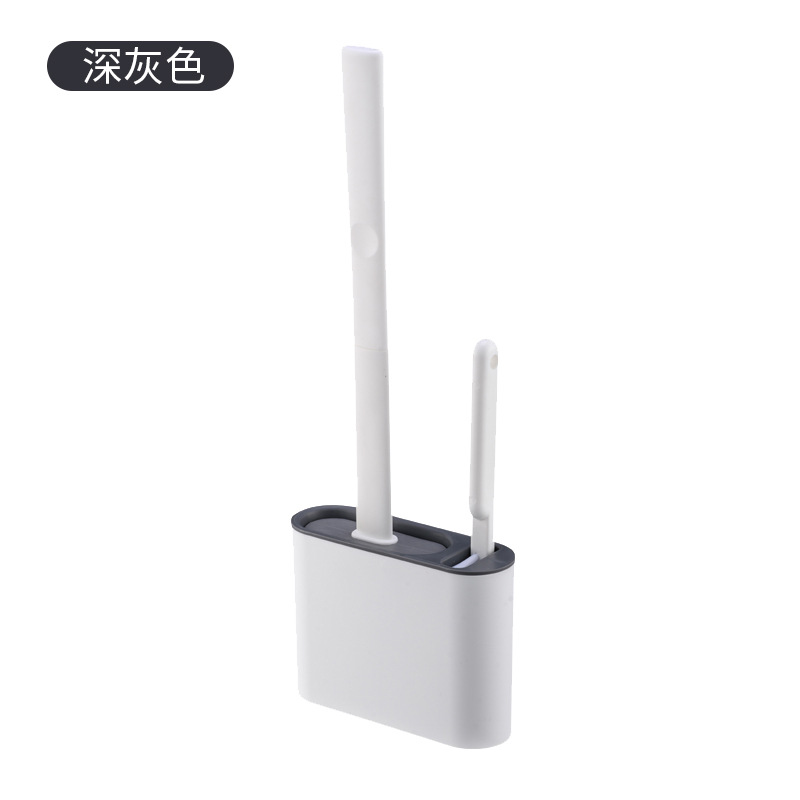 다크 그레이 조합 변기 솔 (패치 타입)