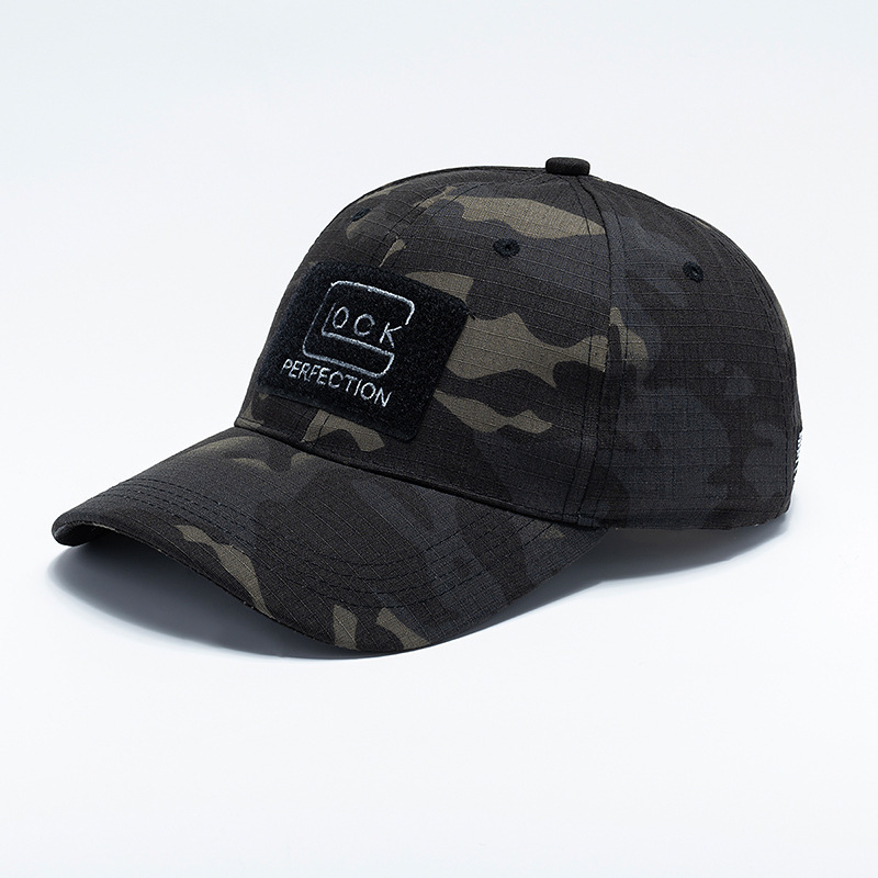 GLOCK Tide GLOCK disparar sombrero de béisbol masculino camuflado sombrero de bordado de deportes al aire libre sombrero táctico del ejército