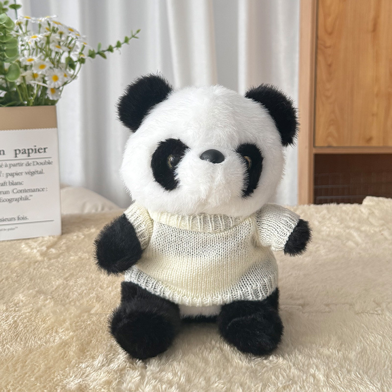 Dollos lindos de peluche, muñecas de ropa, muñecas de denim, Sichuan, Chengdu, recuerdos, logotipo