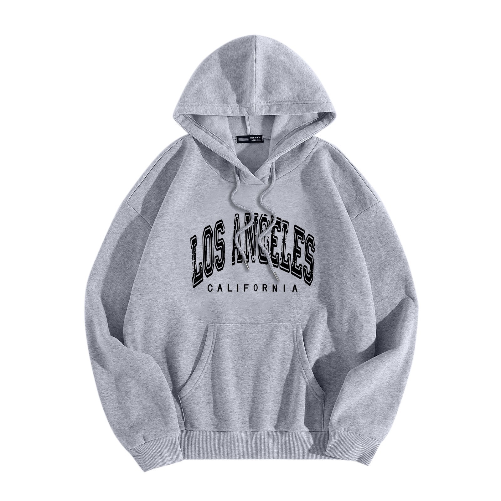 Los Angeles Letter Hoodies Mujeres Harajuku Sweatshirts Casual