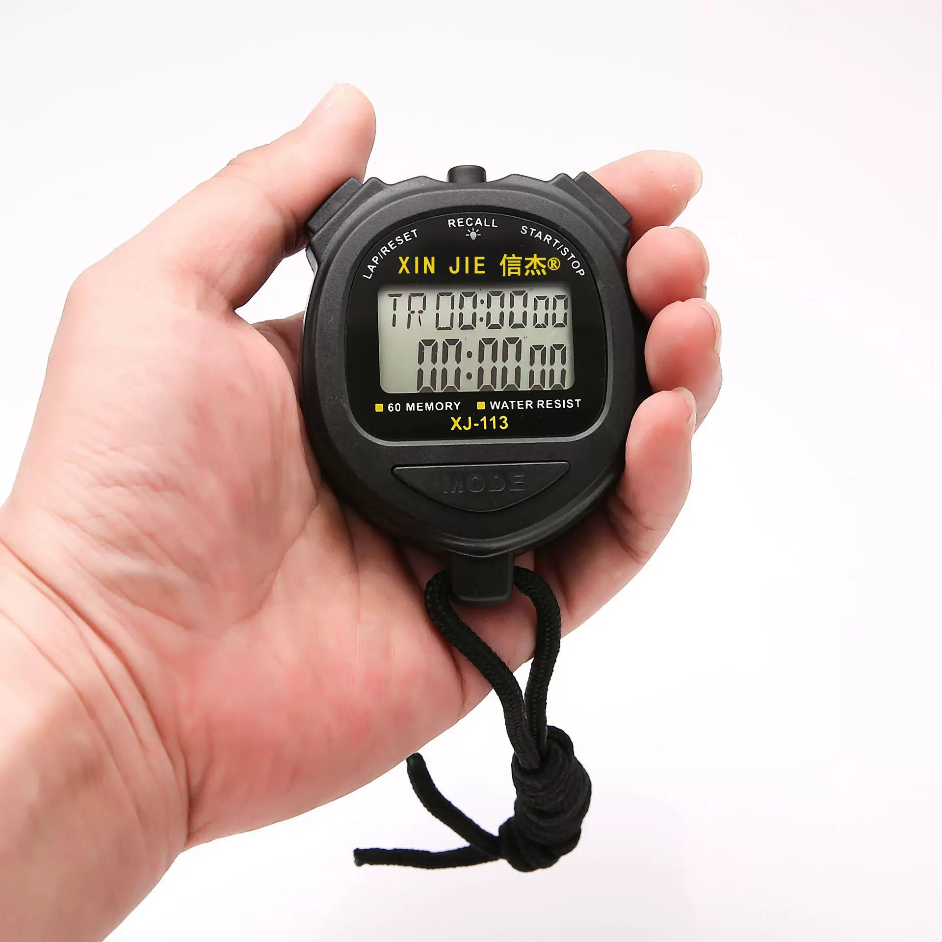 跨境两排显示电子计时器运动秒表跑步游泳运动比赛定时器厂家批发