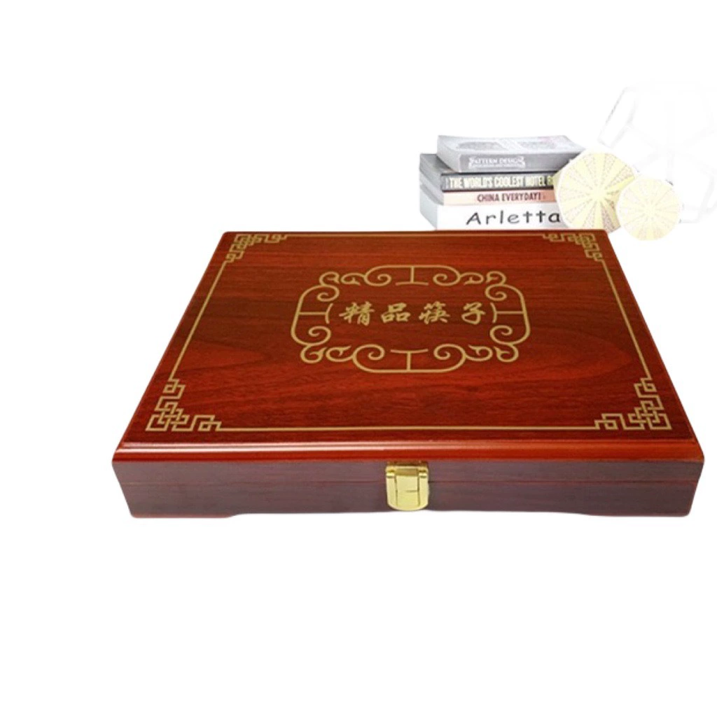 Подарочная коробка из красного дерева коробка для палочек для еды прямоугольная коробка для ремесел коробка красная коробка для палочек для еды