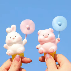 Creative Strap-style Cute Windmill Doll Electric Scooter Bicycle Ornament