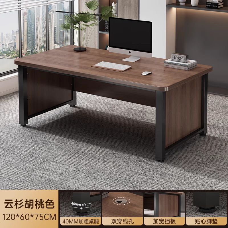 Mesa de escritorio simple y moderna mesa de jefe de esquina escritorio de computadora dormitorio estudio escritorio de oficina oficina