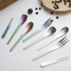 Japanese dessert coffee spoon stainless steel for ice cream
