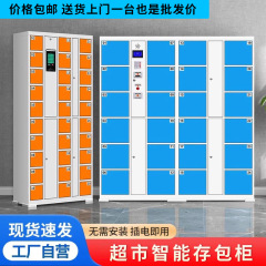 スマートデパートのバーコードロッカーの顔認識パスワードロッカーのマイクロレタースキャンスーパーの電子ロッカー