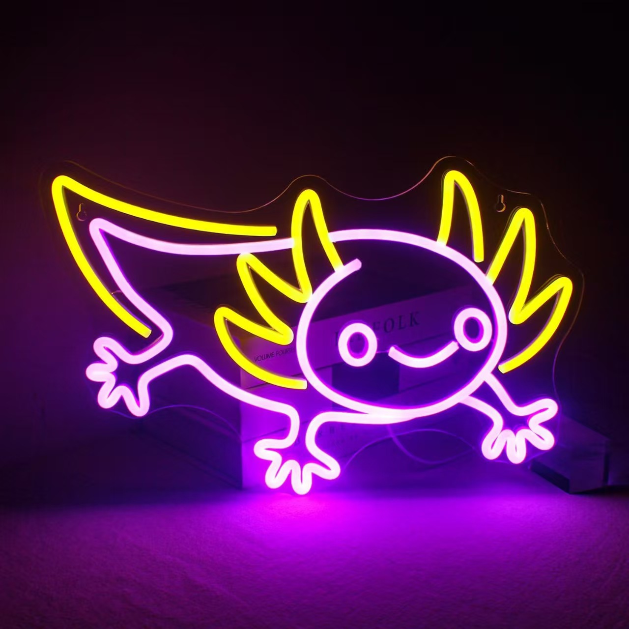 Luz de neón transfronteriza amazónica personalizada calabaza fantasma de Halloween luces decorativas happy Halloween atmósfera