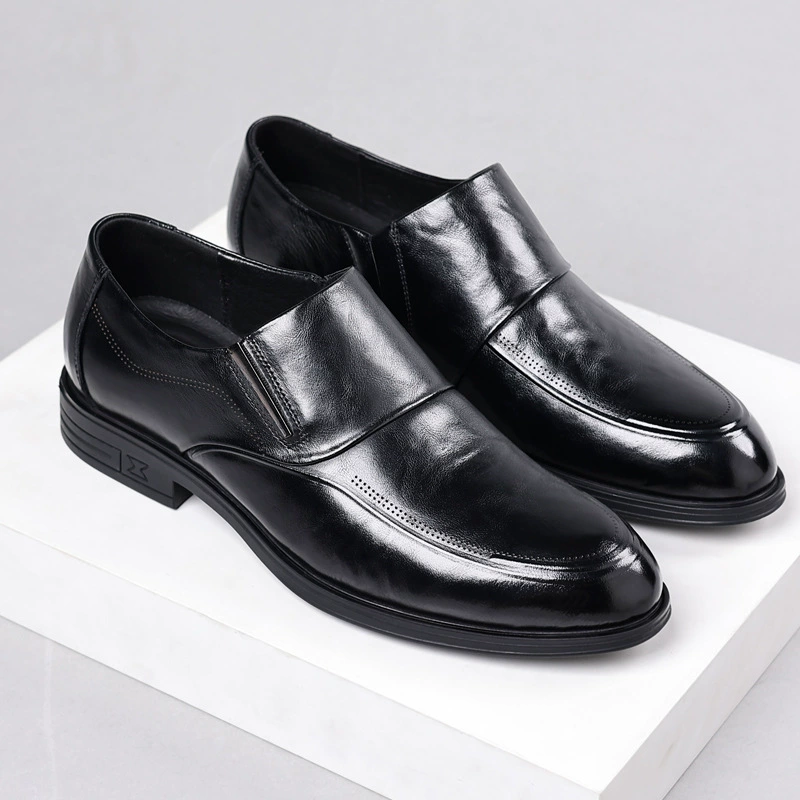Листовая мужская обувь из коровьей кожи новая мужская бизнес-обувь