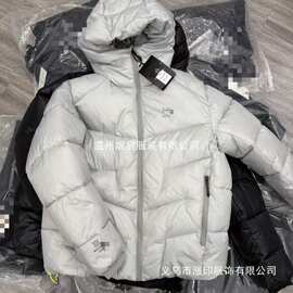 连帽鸟款棉衣男女印花冬季棉服百搭加厚情侣保暖休闲防风宽松批发